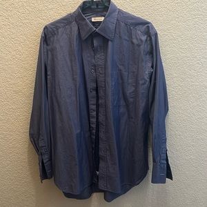 Billy Reid men’s blue men’s dress shirt large